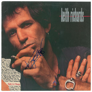 Lot #6005  Rolling Stones: Keith Richards Signed Album - Image 1