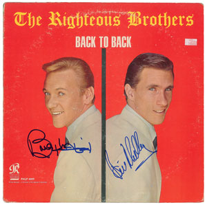 Lot #6186 The Righteous Brothers Signed Album - Image 1