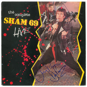 Lot #6298  Sham 69 Signed Album - Image 1