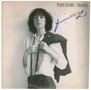 Lot #6303 Patti Smith Signed Album