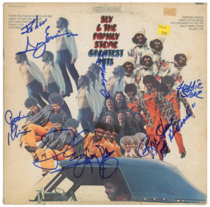 Lot #6301  Sly and the Family Stone Signed Album
