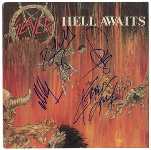 Lot #6362  Slayer Signed Album