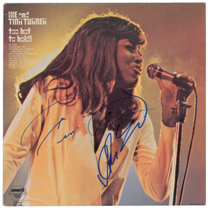 Lot #6313 Ike and Tina Turner Signed Album - Image 1
