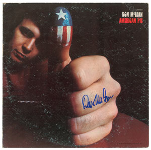 Lot #6268 Don McLean Signed Album