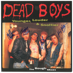 Lot #6237  Dead Boys Signed Album - Image 1