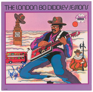Lot #6414 Bo Diddley Signed Albums
