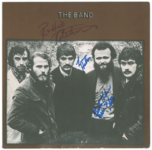 Lot #6205 The Band Signed Album