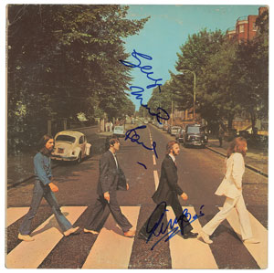 Lot #6151  Beatles: McCartney, Starr, and Martin Signed Album - Image 1