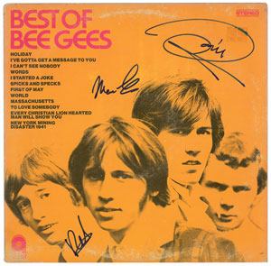 Lot #6209 The Bee Gees Signed Album - Image 1