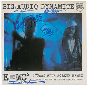 Lot #6321  Big Audio Dynamite Signed Album - Image 1