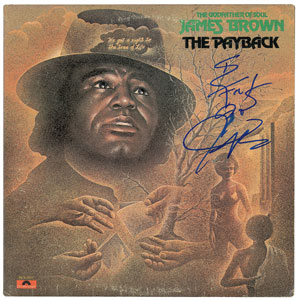Lot #6411 James Brown Signed Album