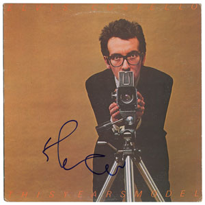 Lot #6233 Elvis Costello Signed Album - Image 1