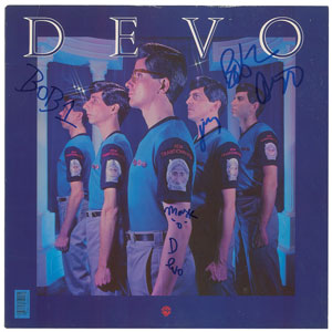 Lot #6332  Devo Signed Album - Image 1
