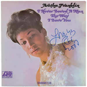 Lot #6417 Aretha Franklin Signed Album - Image 1