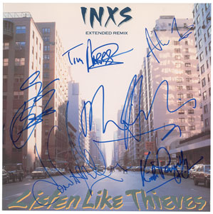 Lot #6339  INXS Signed Album