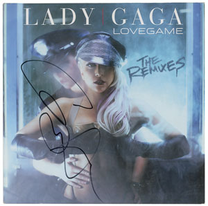 Lot #6404  Lady Gaga Signed Album