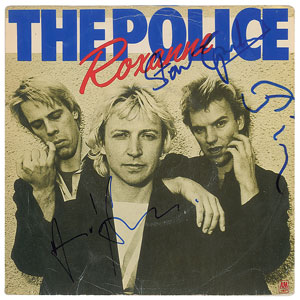 Lot #6280 The Police Signed 45 RPM Record