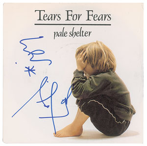 Lot #6364  Tears for Fears Signed 45 RPM Record - Image 1