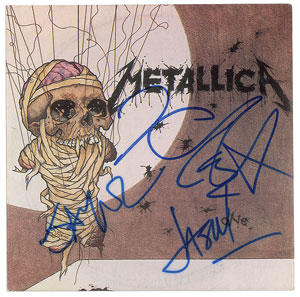 Lot #6349  Metallica Signed 45 RPM Record - Image 1