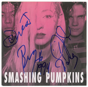 Lot #6363  Smashing Pumpkins Signed 45 RPM Record
