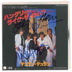 Lot #6335  Duran Duran Signed 45 RPM Record - Image 1