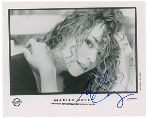Lot #6375 Mariah Carey Signed Photograph - Image 1