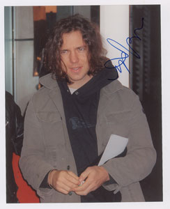 Lot #6394  Pearl Jam: Eddie Vedder Signed Photograph - Image 1
