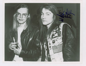 Lot #6017  Guns N' Roses Group of (6) Signed Photographs - Image 1