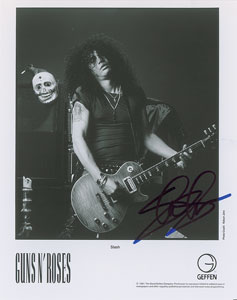 Lot #6017  Guns N' Roses Group of (6) Signed Photographs - Image 2