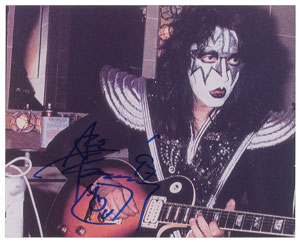 Lot #6025  KISS: Ace Frehley Group of (3) Signed Photographs - Image 2