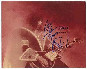 Lot #6025  KISS: Ace Frehley Group of (3) Signed Photographs - Image 3