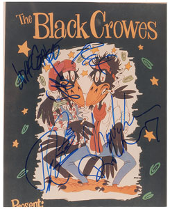 Lot #6373 The Black Crowes Signed Photograph
