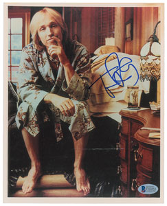 Lot #6278 Tom Petty Signed Photograph