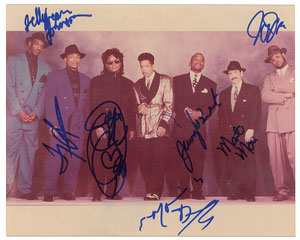 Lot #6236 Morris Day and the Time Signed Photograph - Image 1