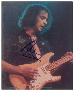 Lot #6240  Deep Purple: Ritchie Blackmore Signed