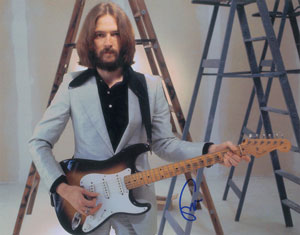 Lot #6224 Eric Clapton Signed Photograph