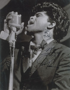 Lot #6413 James Brown Signed Photograph - Image 1