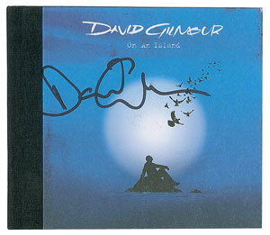 Lot #6033  Pink Floyd: David Gilmour Signed CD