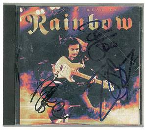Lot #6286  Rainbow Signed CD - Image 1