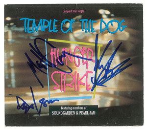 Lot #6403  Temple of the Dog Signed CD