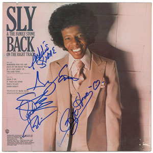 Lot #6302  Sly and the Family Stone Signed Album - Image 1