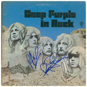 Lot #6239  Deep Purple Signed Album