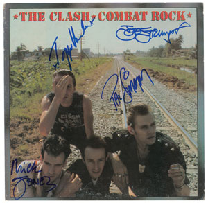 Lot #6227 The Clash Signed Album