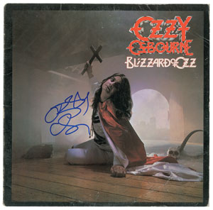 Lot #6274 Ozzy Osbourne Signed Album