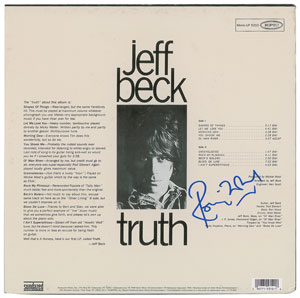 Lot #6157 Jeff Beck and Ronnie Wood Signed Album - Image 2