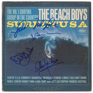 Lot #6145 The Beach Boys Signed Album - Image 1