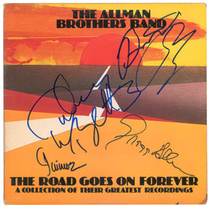 Lot #6202  Allman Brothers Band Signed Album - Image 1