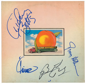 Lot #6201  Allman Brothers Band Signed Album - Image 1