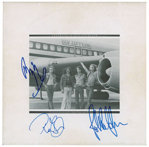 Lot #6027  Led Zeppelin Signed Album