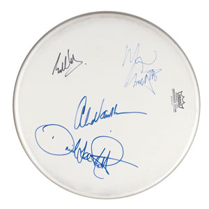 Lot #6039  Van Halen Signed Drum Head